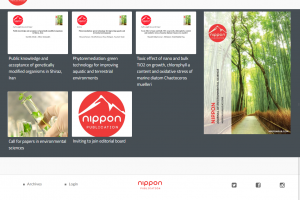 طراحی سایت انتشارات نیپون – کشور ژاپن