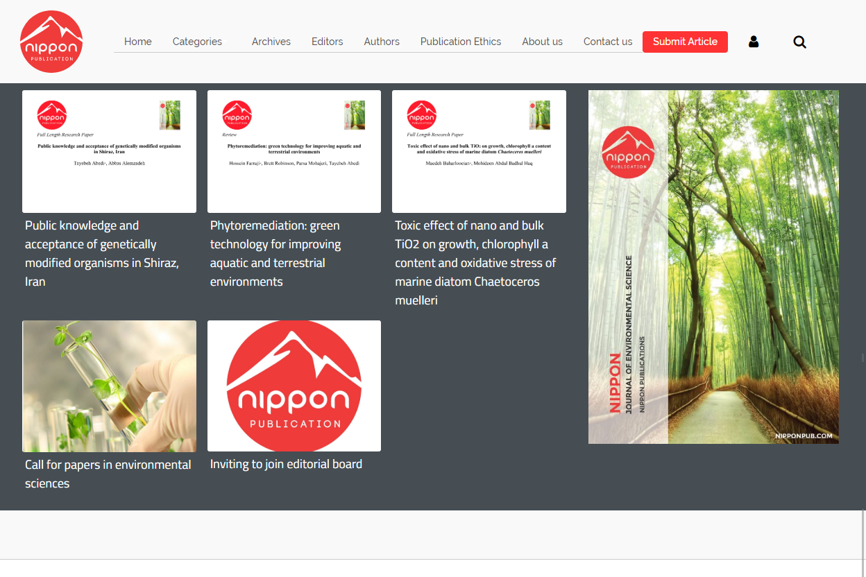 طراحی سایت انتشارات نیپون - کشور ژاپن